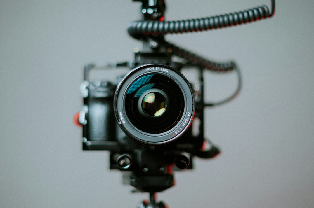 camera gear setup for video shoot